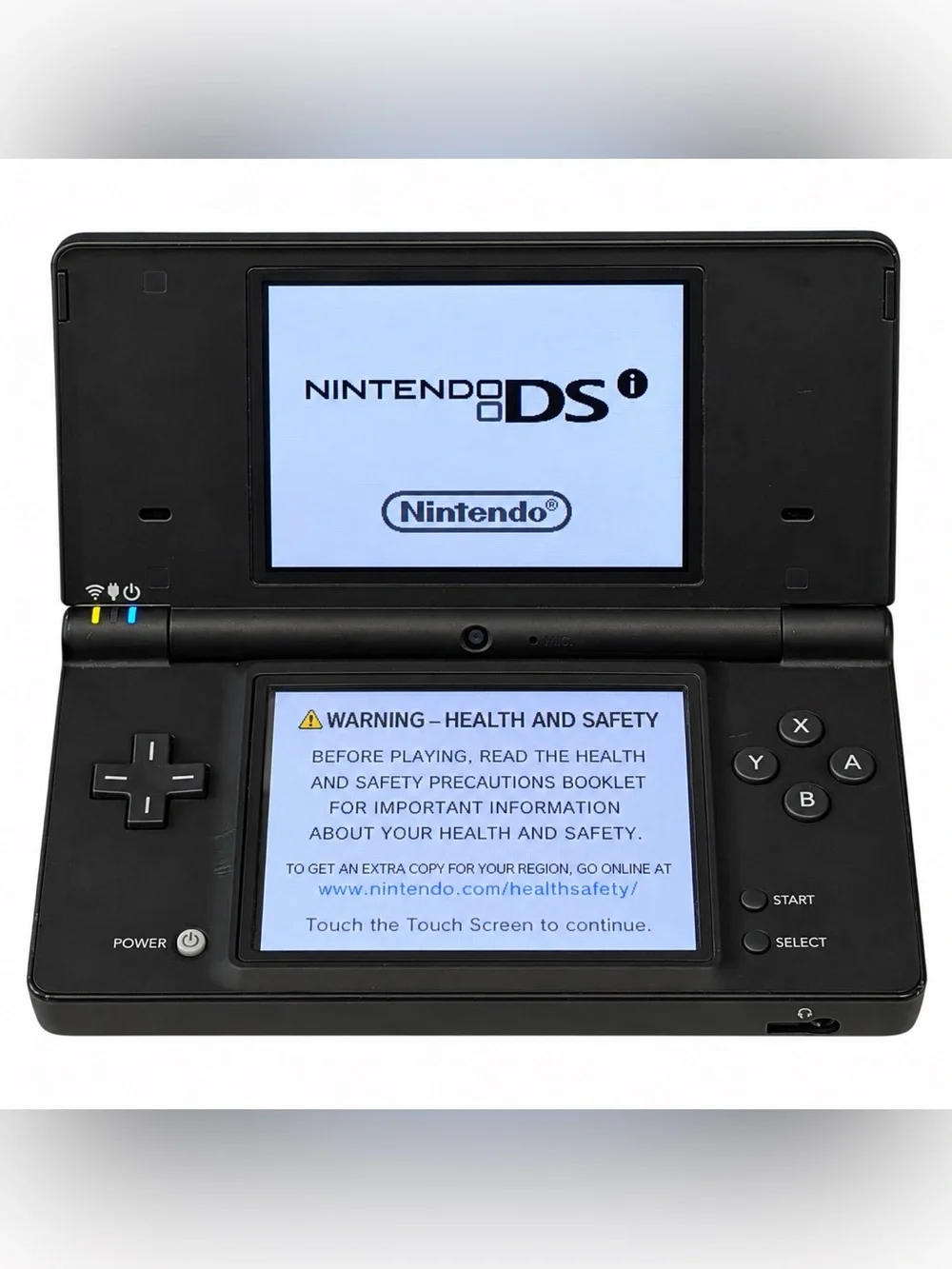 Nintendo DSi Black Handheld Gaming System TWL-001 USA with Charger Game Tested